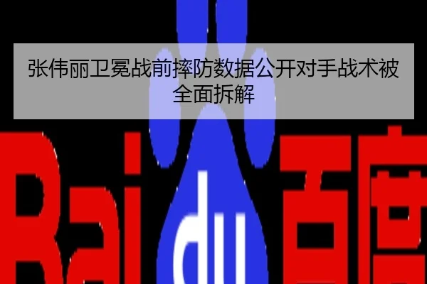 张伟丽卫冕战前摔防数据公开对手战术被全面拆解